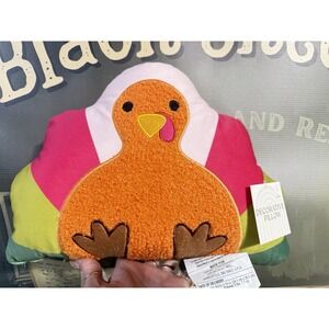 2024 Target Bullseye Cute Fall Turkey Shaped Soft Throw Pillow NEW Playground